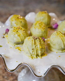 Biscoff Pistachio Truffles